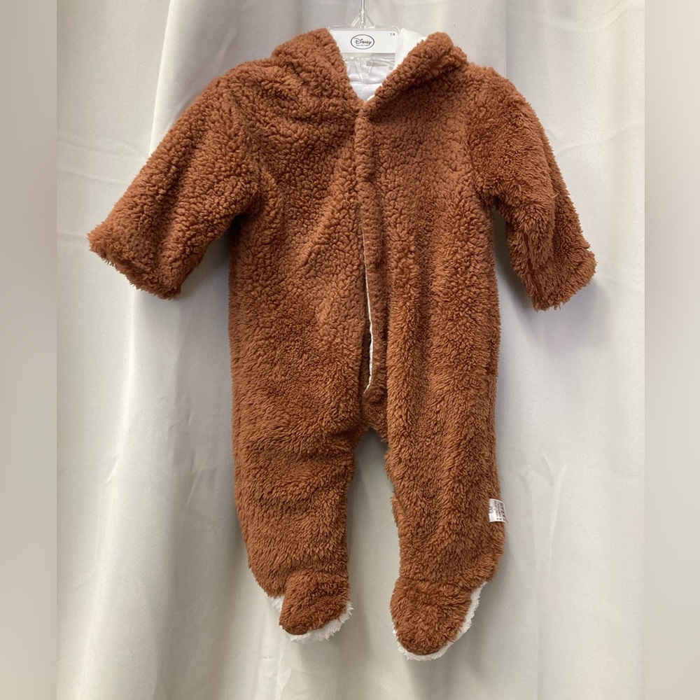 Teddy bear one piece winter baby snowsuit